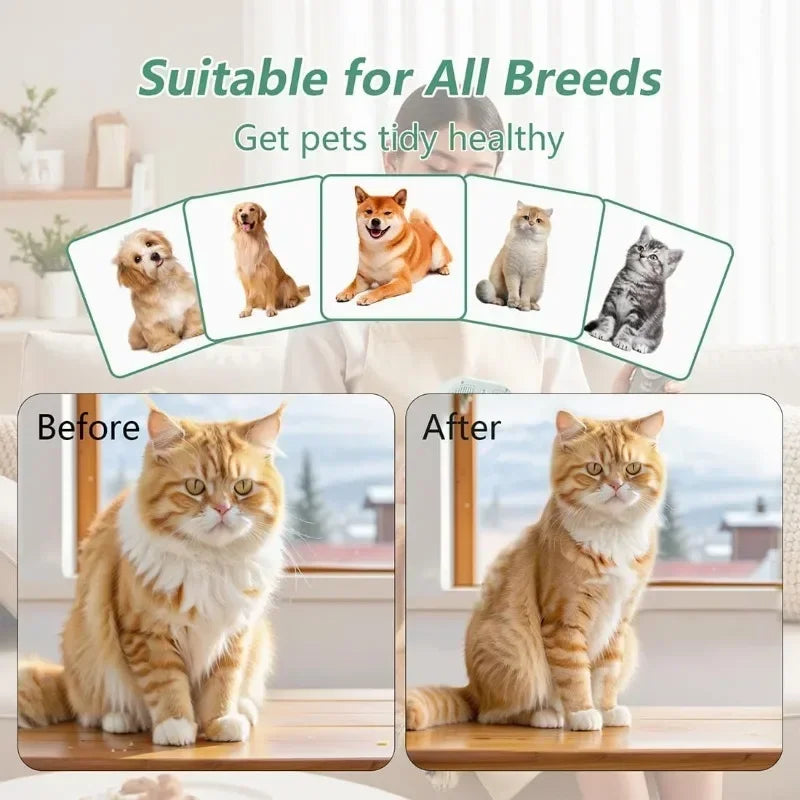 Steam Spray Pet Grooming Brush for Cats & Dogs
